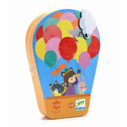 Silhuetpuslespil - Luftballon - 16 brikker