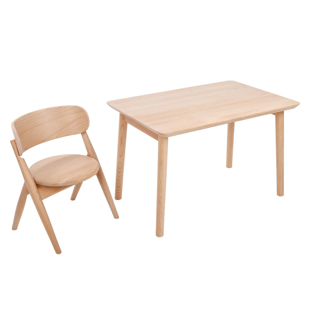 Curve Lab Skrivebord - Massiv Bøgetræ