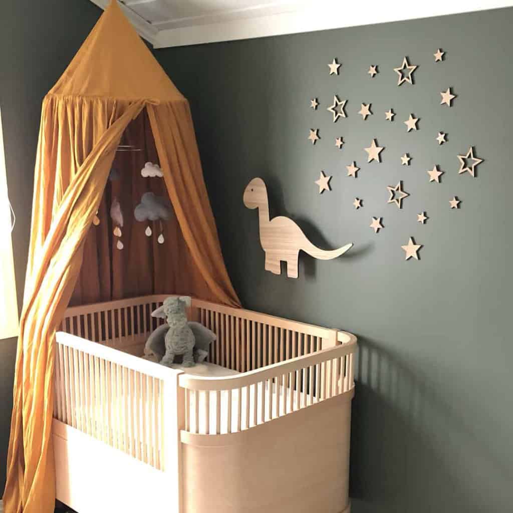 Maseliving dino lampe - egetræ