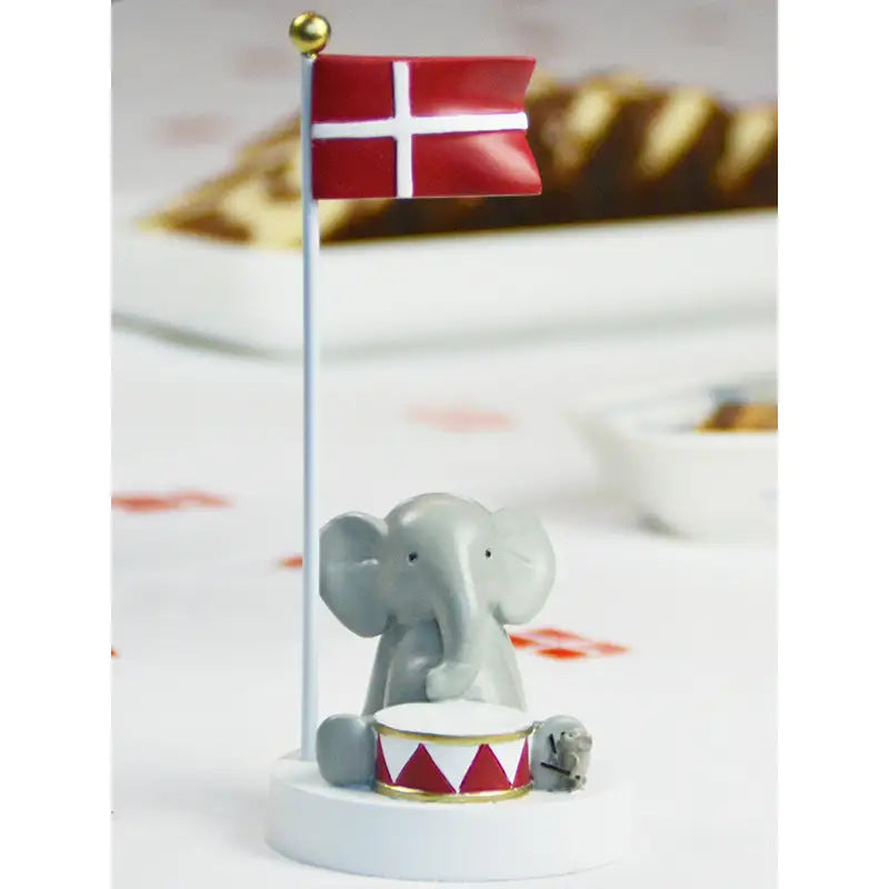 Kids By Friis Bordflag - elefant med tromme