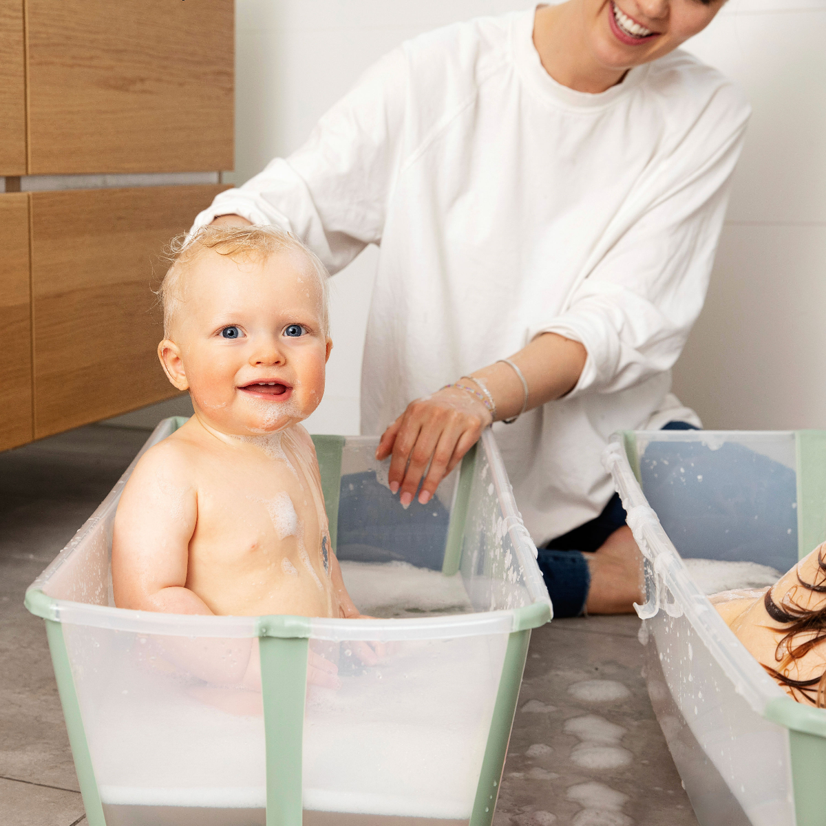 Stokke Flexi Bath - Transparent Green