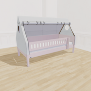 Manis-h Fulla Husseng med stel og Himmel 90x160 - Natural Rose