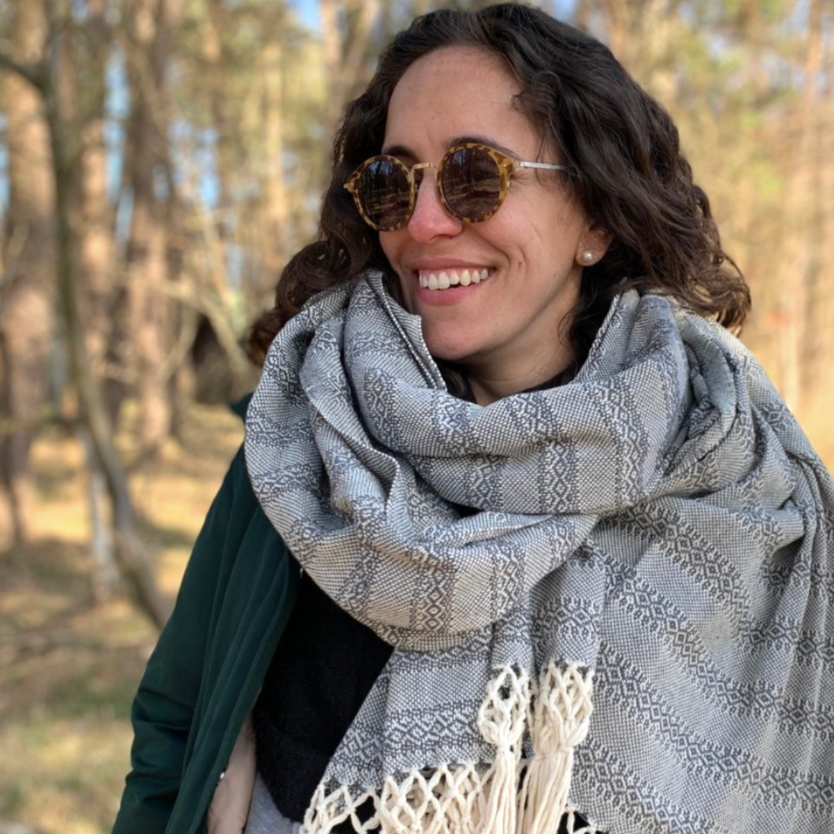 Rebozo Håndvævet Fastvikle Emma - Grey