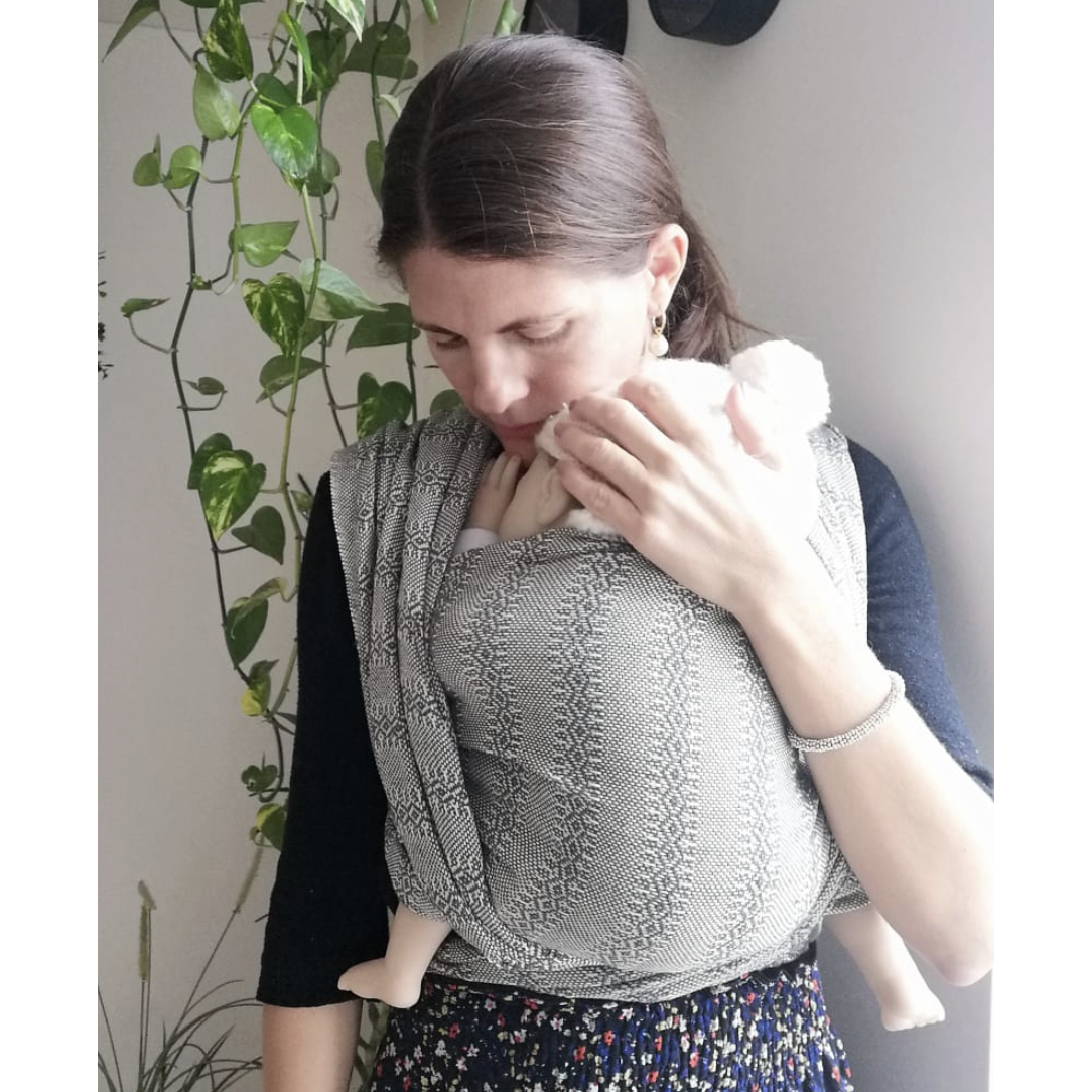 Rebozo Håndvævet Babyslynge Emma - Grey