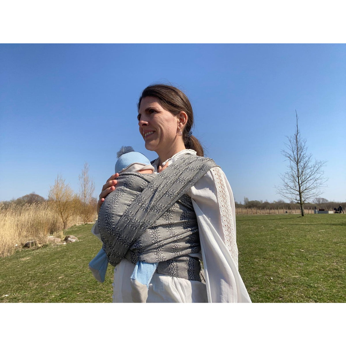 Rebozo Håndvævet Babyslynge Emma - Grey
