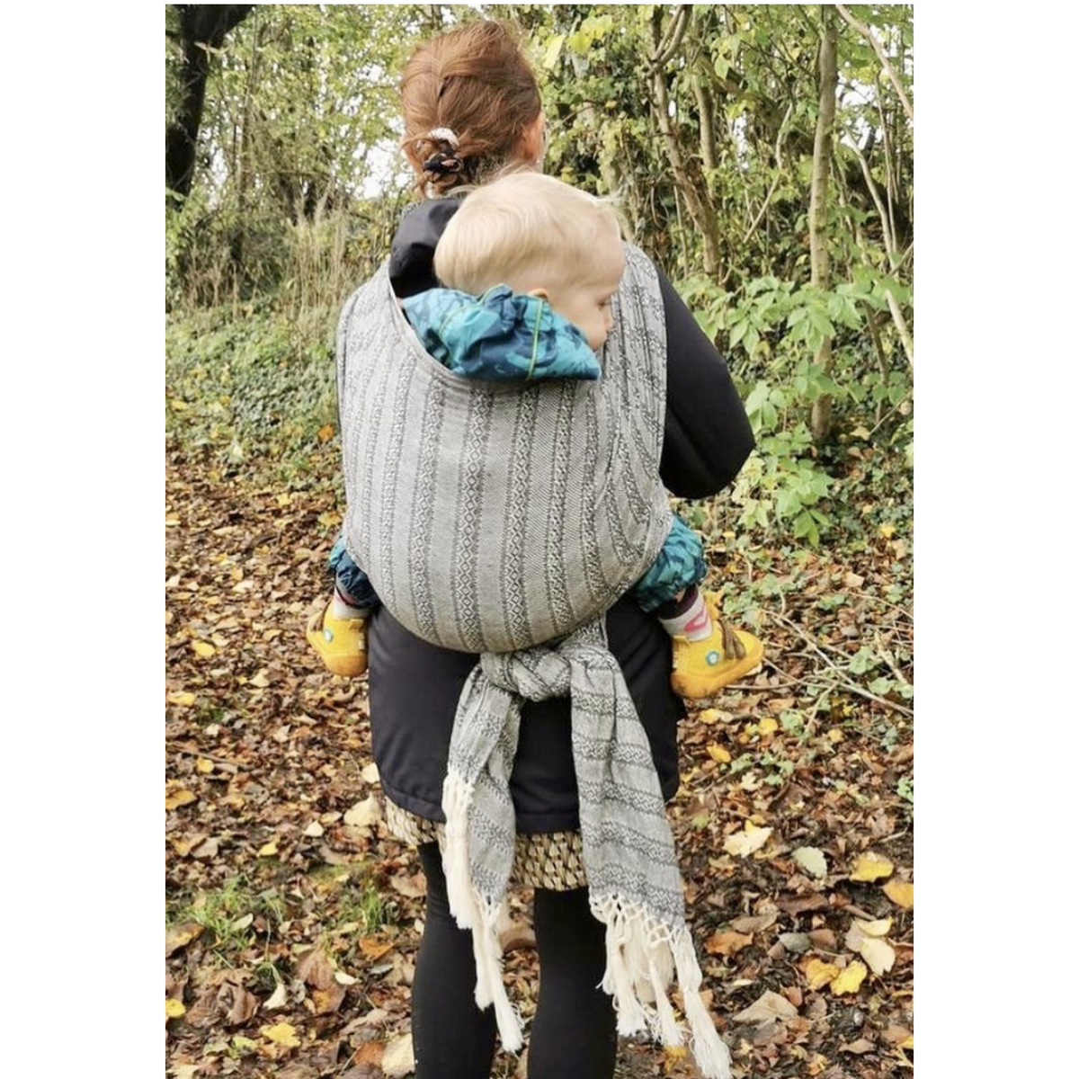 Rebozo Håndvævet Babyslynge Emma - Grey