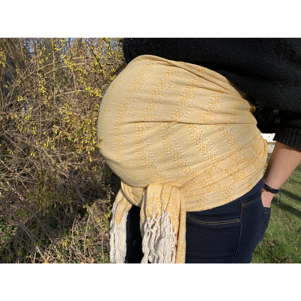 Rebozo Håndvævet Babyslynge Emma - Yellow