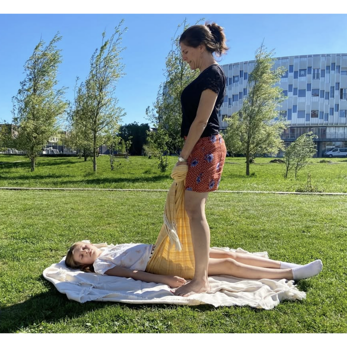 Rebozo Håndvævet Babyslynge Emma - Yellow