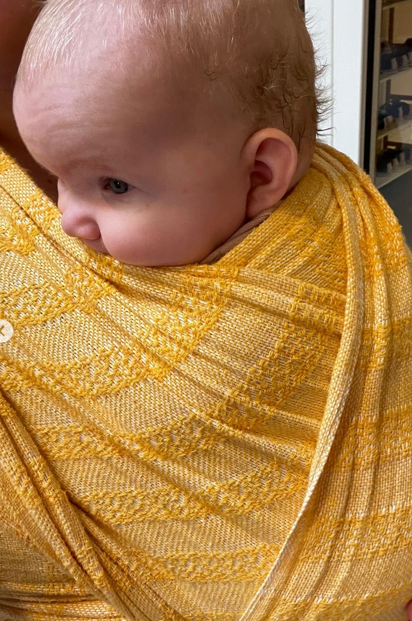 Rebozo Håndvævet Babyslynge Emma - Yellow