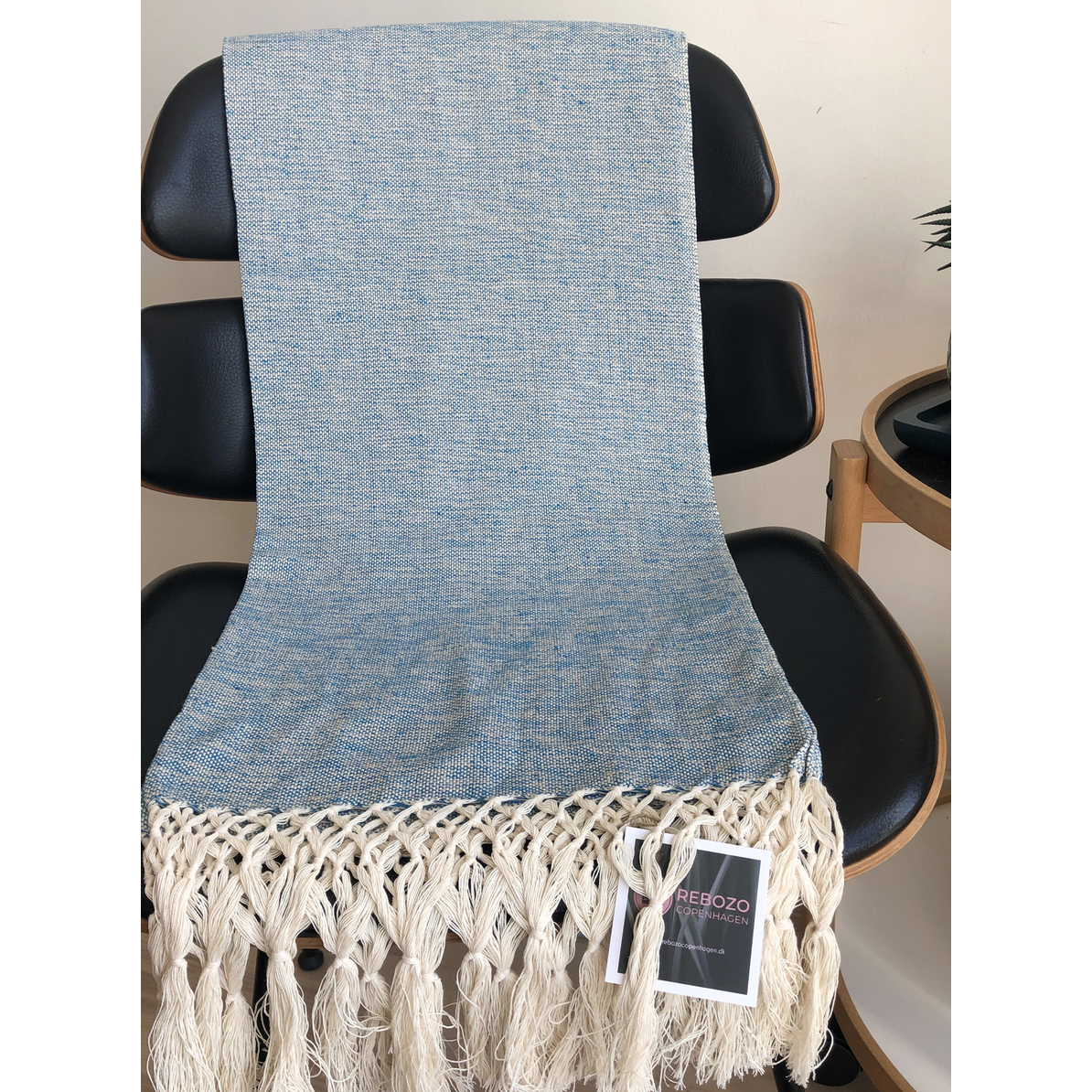 Håndvævet Fastvikle - Rebozo Oscar Blue