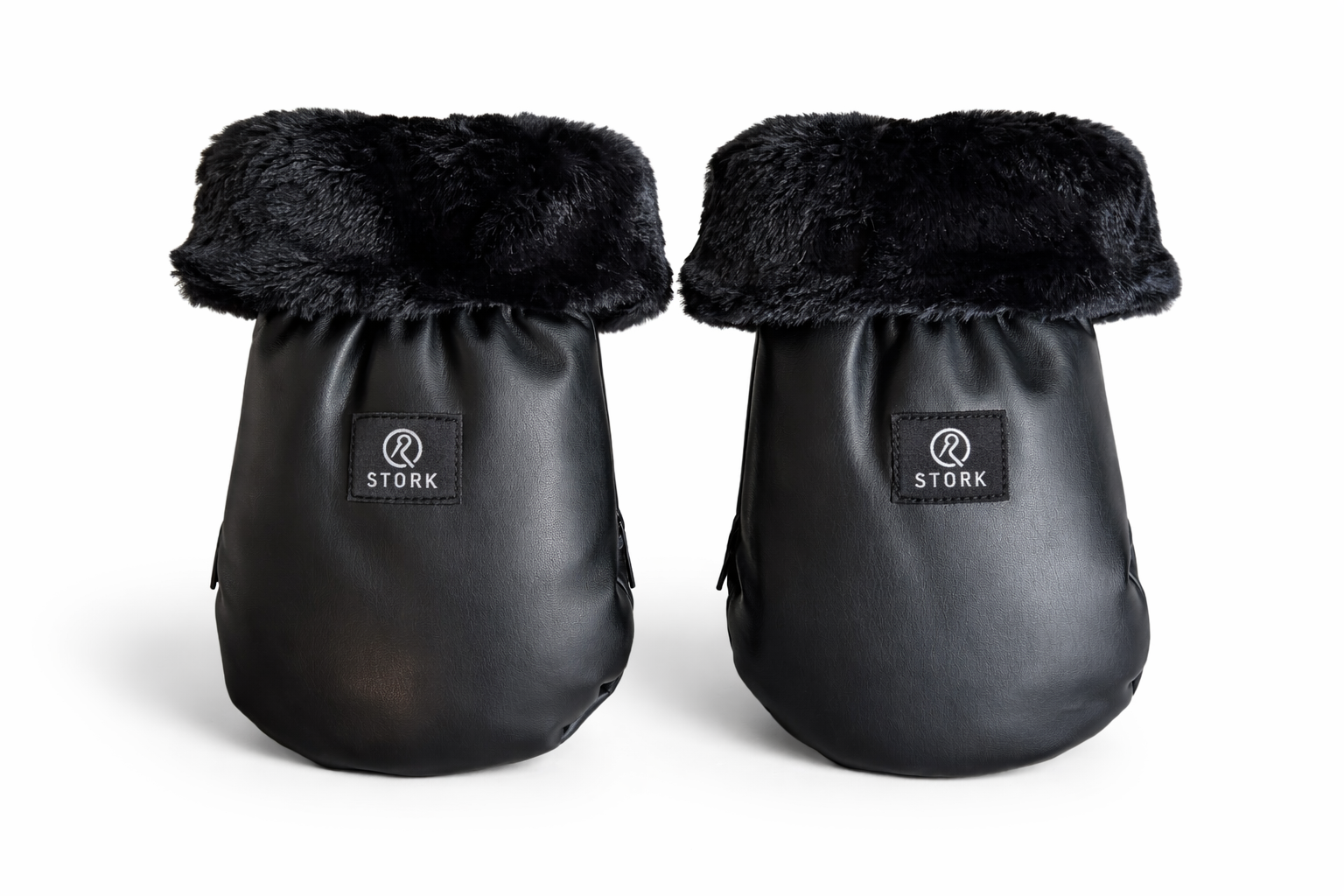 Stork Barnevognshandsker - Sort