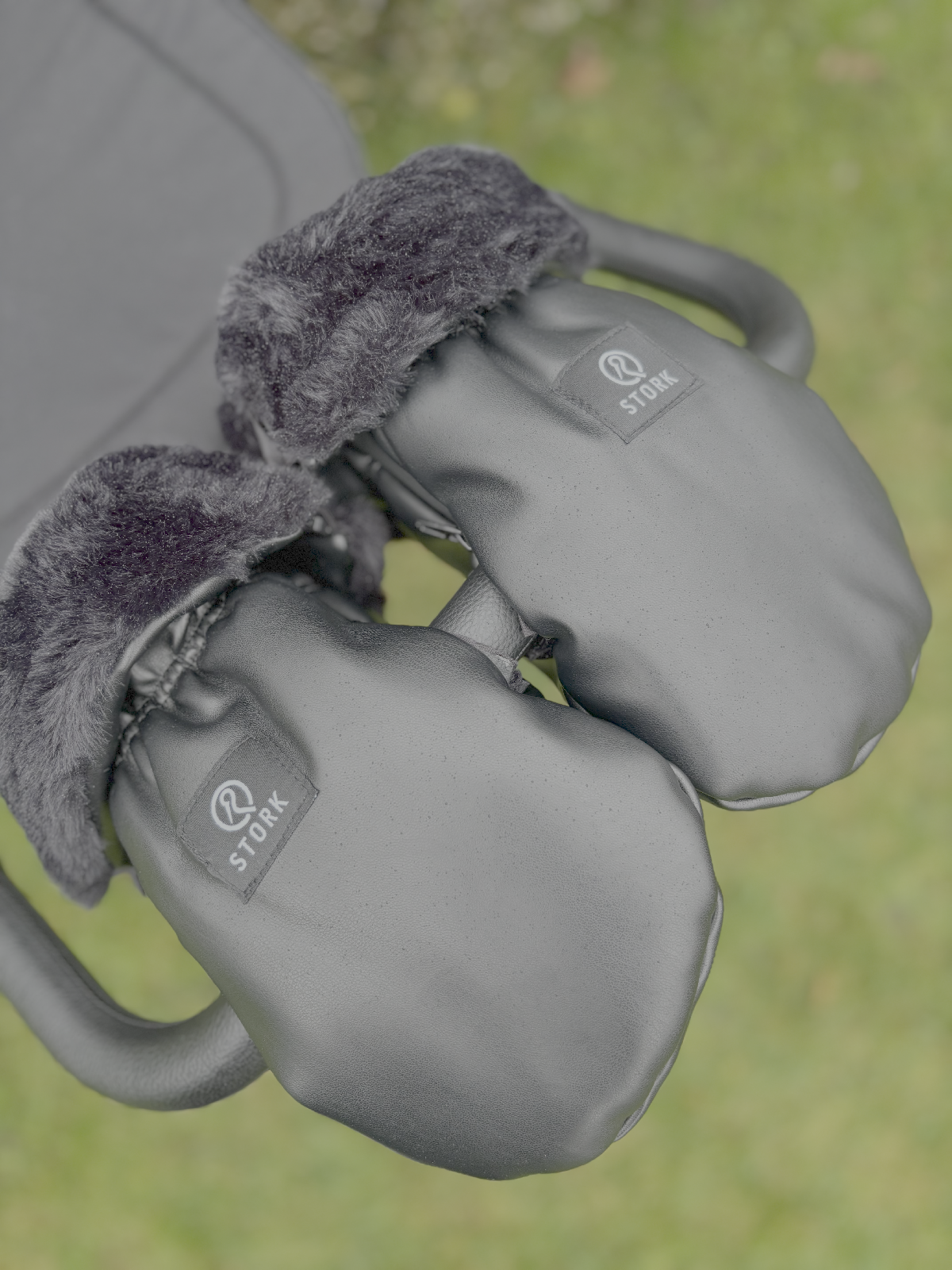 Stork Barnevognshandsker - Sort