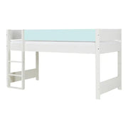 Argos Halvhøjseng med sengehest i Azur Mint