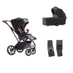 STORK Iconia Klapvogn inkl. Liggedel og autostolsadapter - Sort