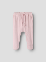 Name It Ensfarvede legging, str. 56-92 - Lyserød