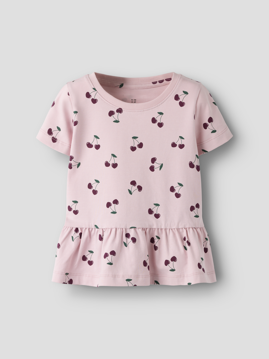 Name It Kortærmet top med kirsebær print, str. 92-116