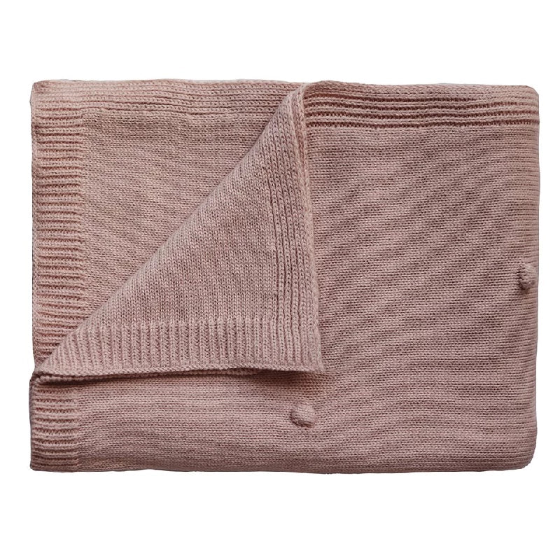 Mushie Babytæppe Dots Blush
