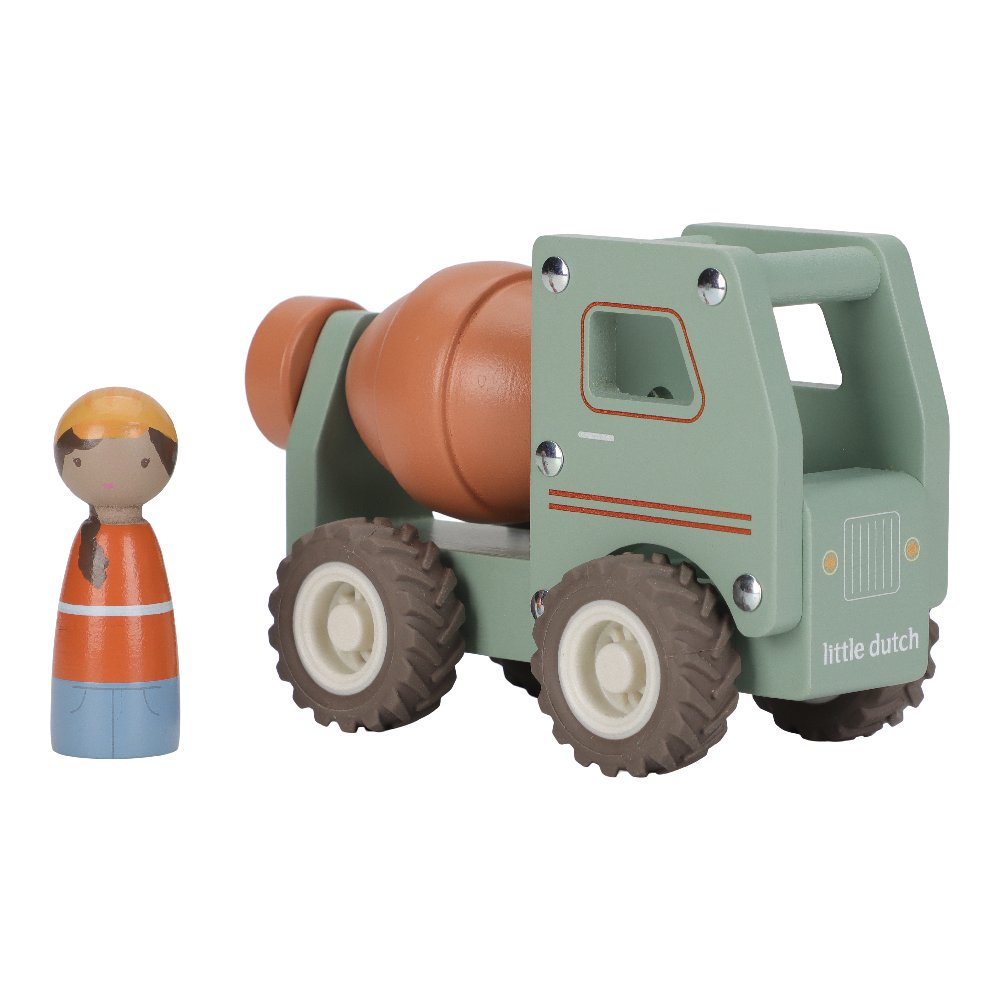 Little Dutch - Cement lastbil m/træfigur