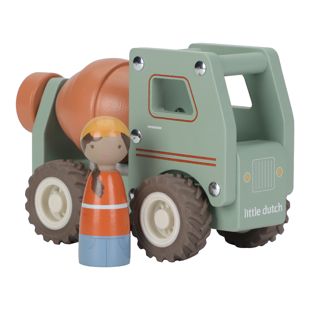 Little Dutch - Cement lastbil m/træfigur