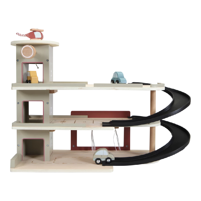 Little Dutch Togbane sæt - Parkeringsgarage