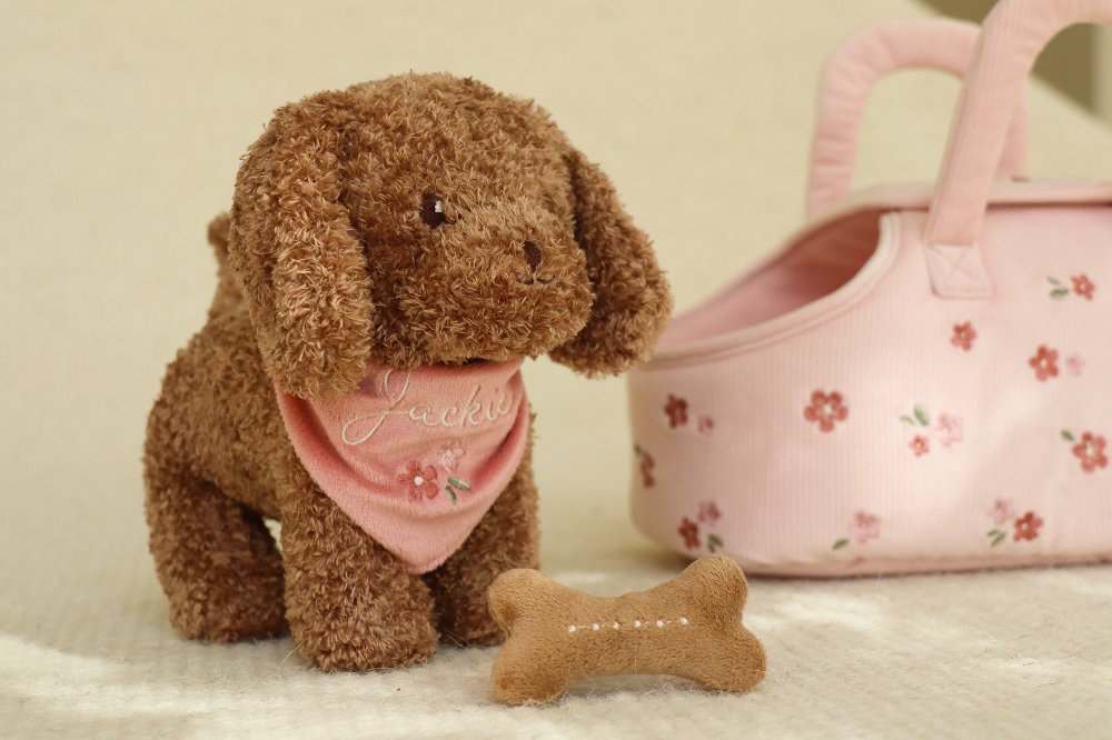 Little Dutch - Plys Hunden Jackie i taske