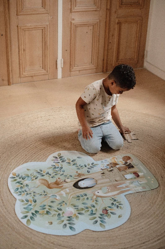 Little Dutch - Gulvpuslespil - Forest Friends