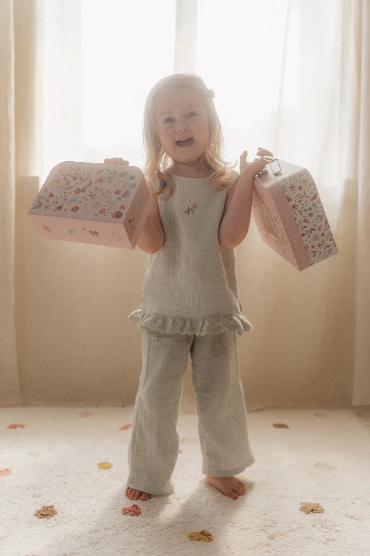 Little Dutch Kuffertsæt Fairy Garden pink FSC