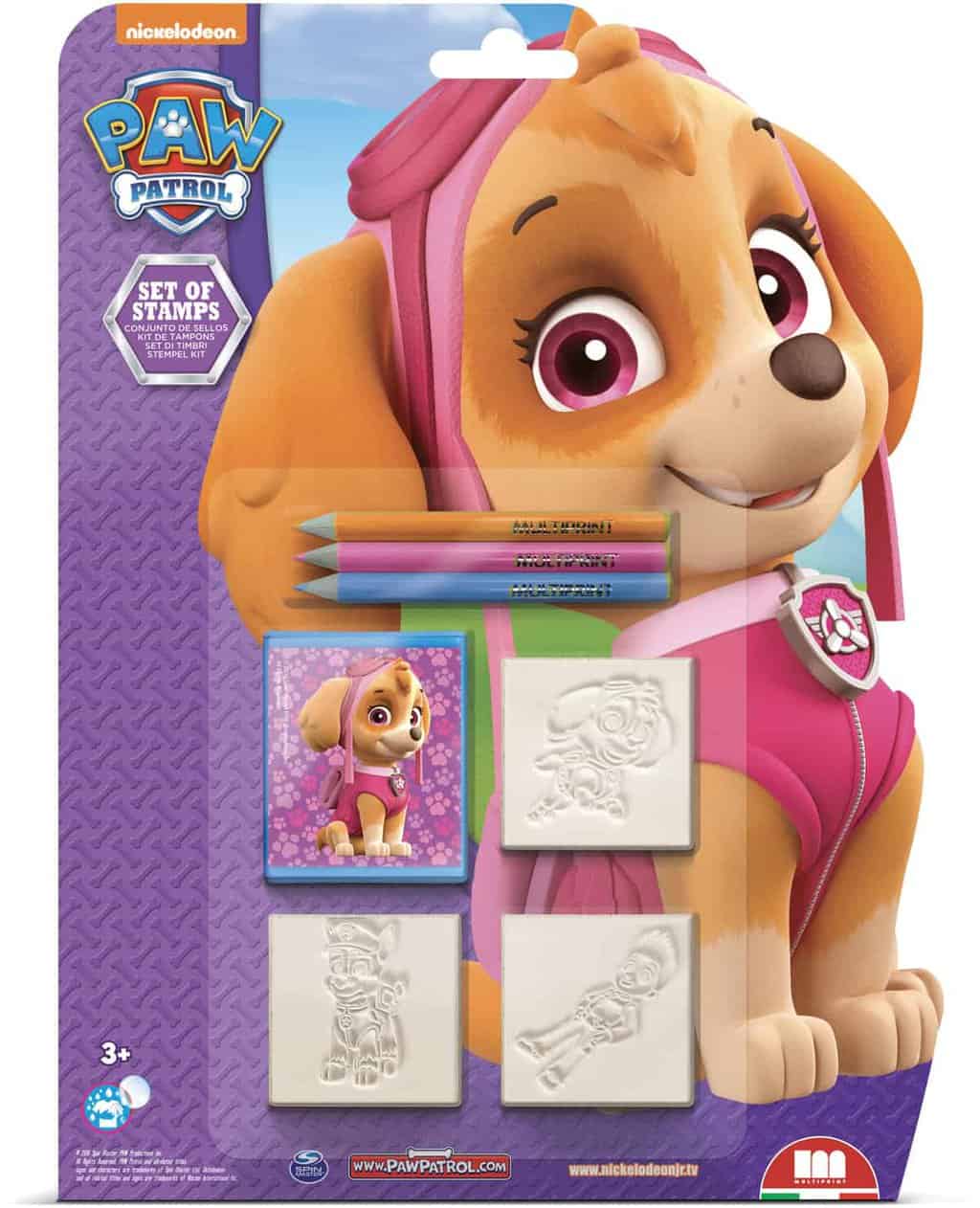 3 stempler Paw Patrol pige