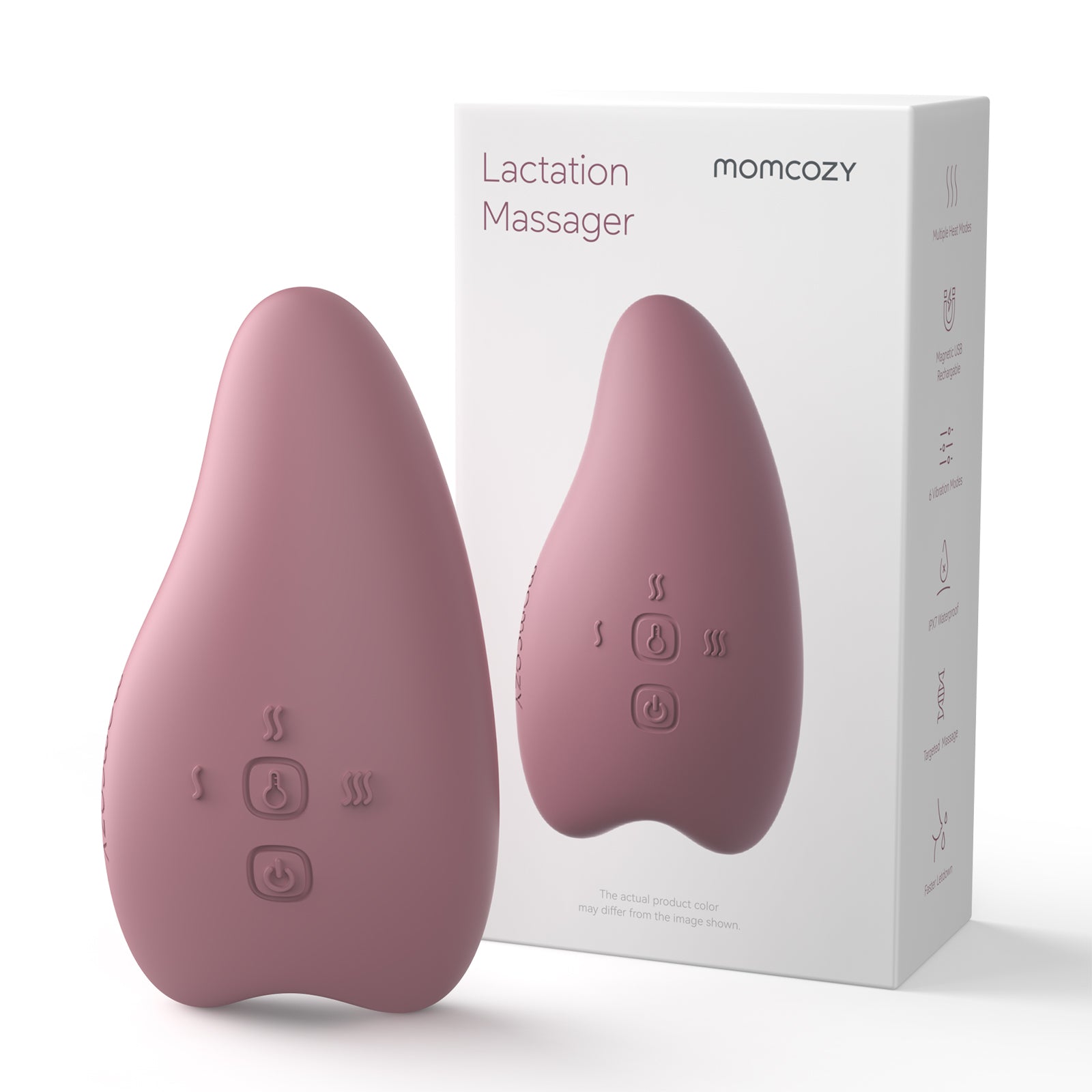 Momcozy Varmende og vibrerende ammemassager