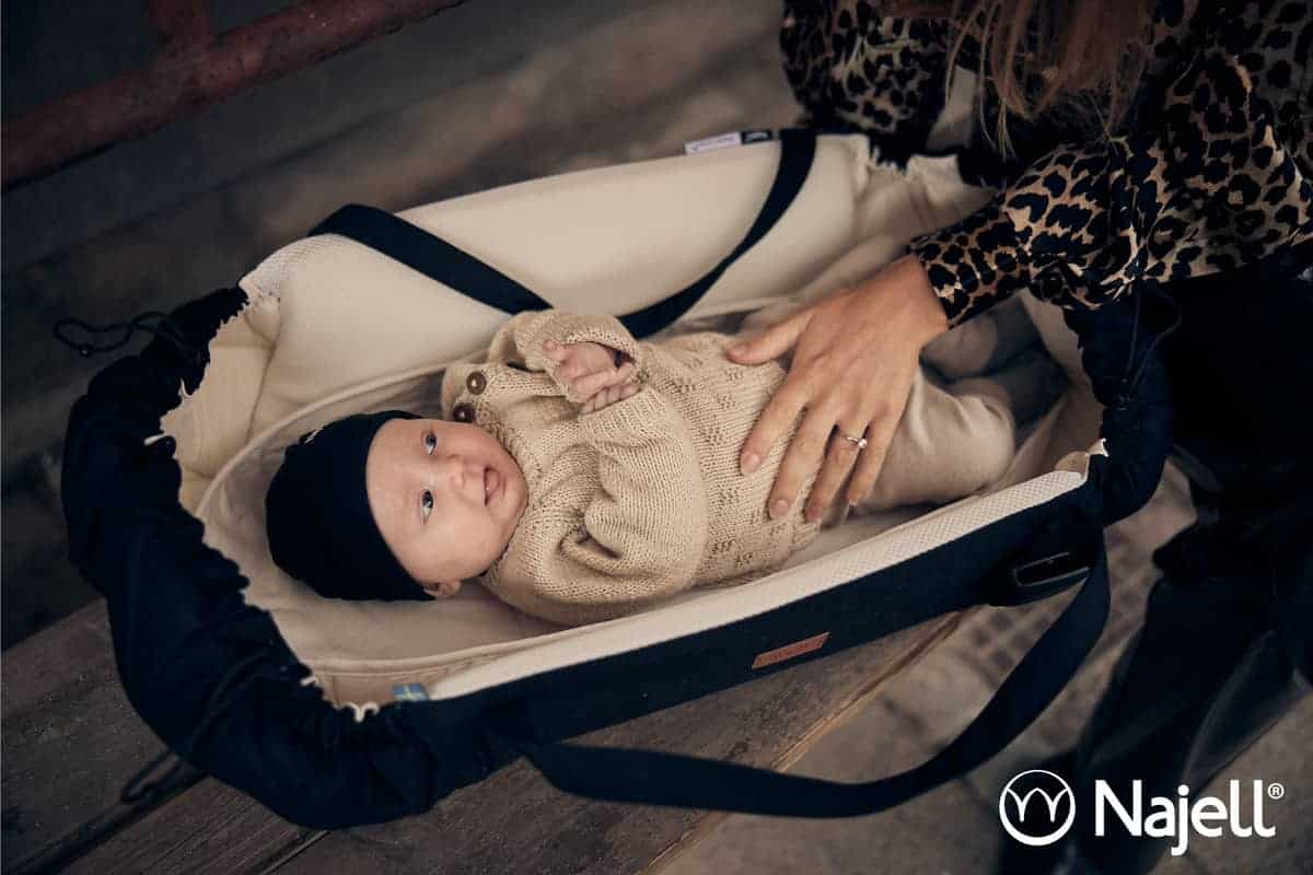 Najell Sleepcarrier Bedding Vådligger - Linen Beige
