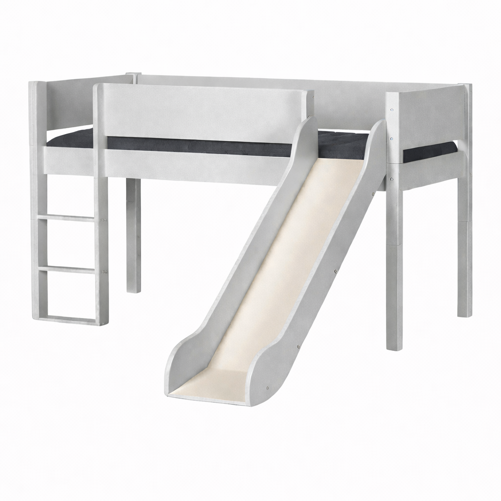 Loke Halvhøjseng med rutsjebane - Flere Farver