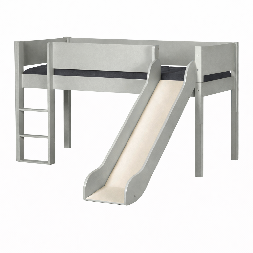Loke Halvhøjseng med rutsjebane - Flere Farver