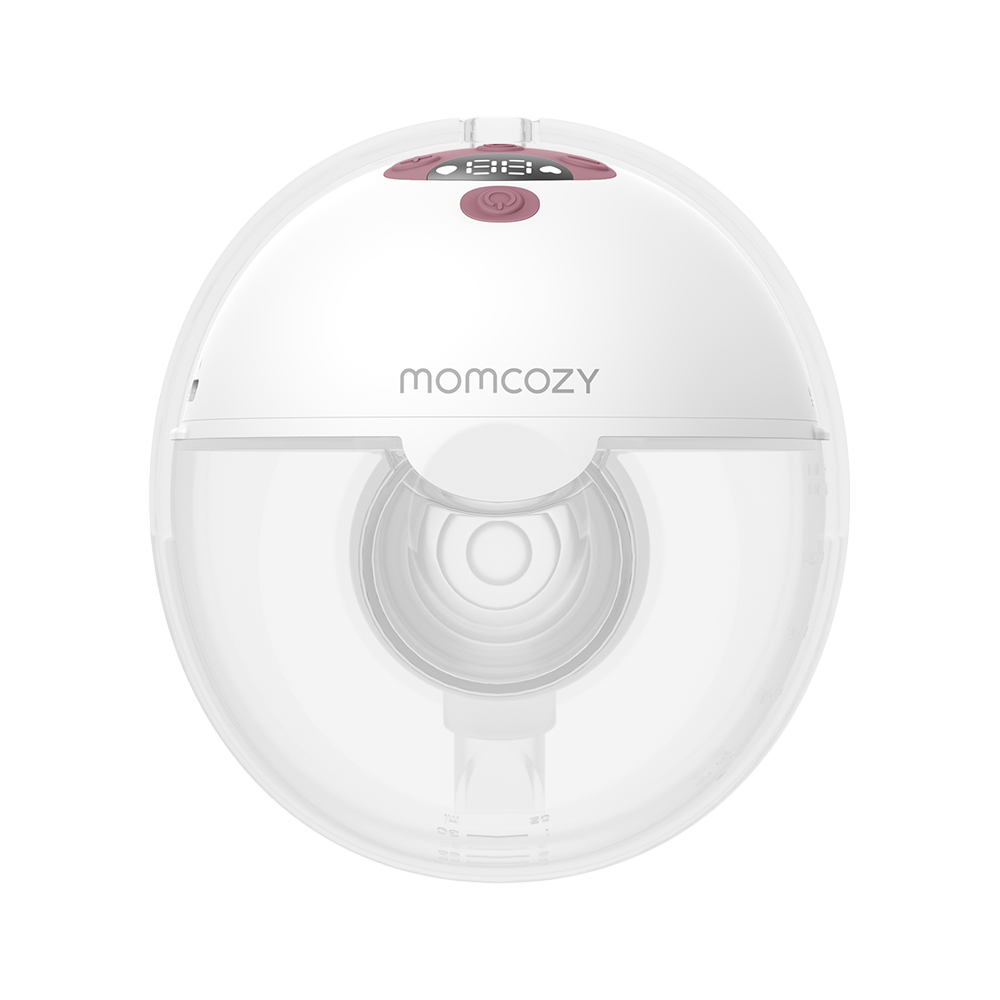 Momcozy M5 bærbar brystpumpe – rød