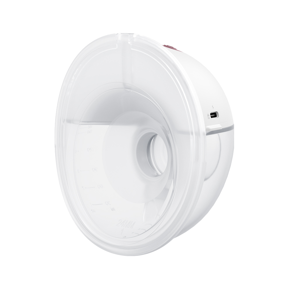 Momcozy M5 bærbar brystpumpe – rød