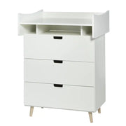 Pan Kommode med3 skuffer og pusletop