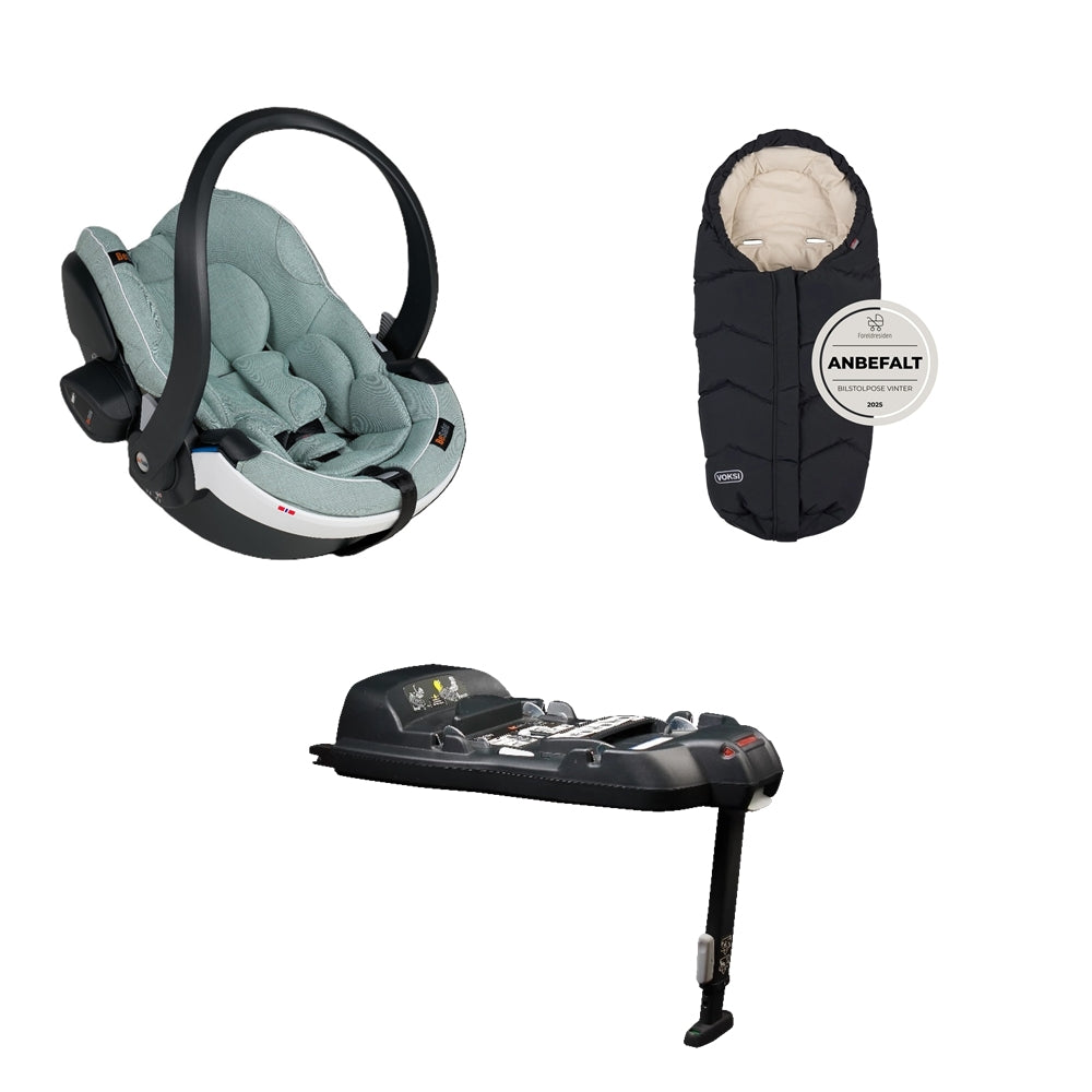 Besafe iZi Go X2 Sea Green inkl. Base og Voksi Move