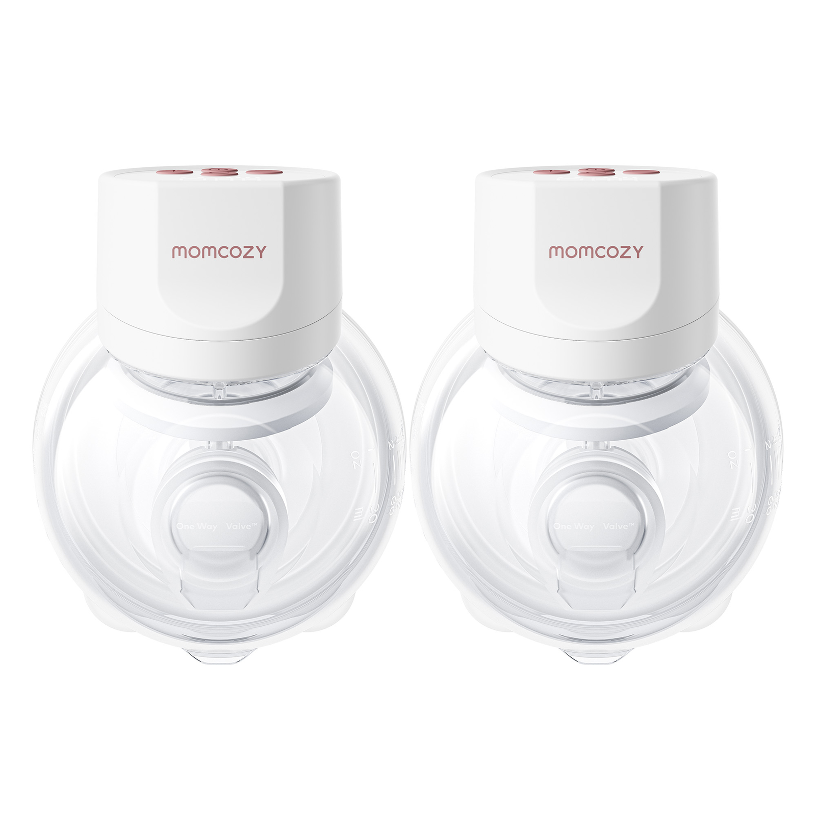 Momcozy S12 ProPlus Dobbelt Bærbar Brystpumpe - Hvid