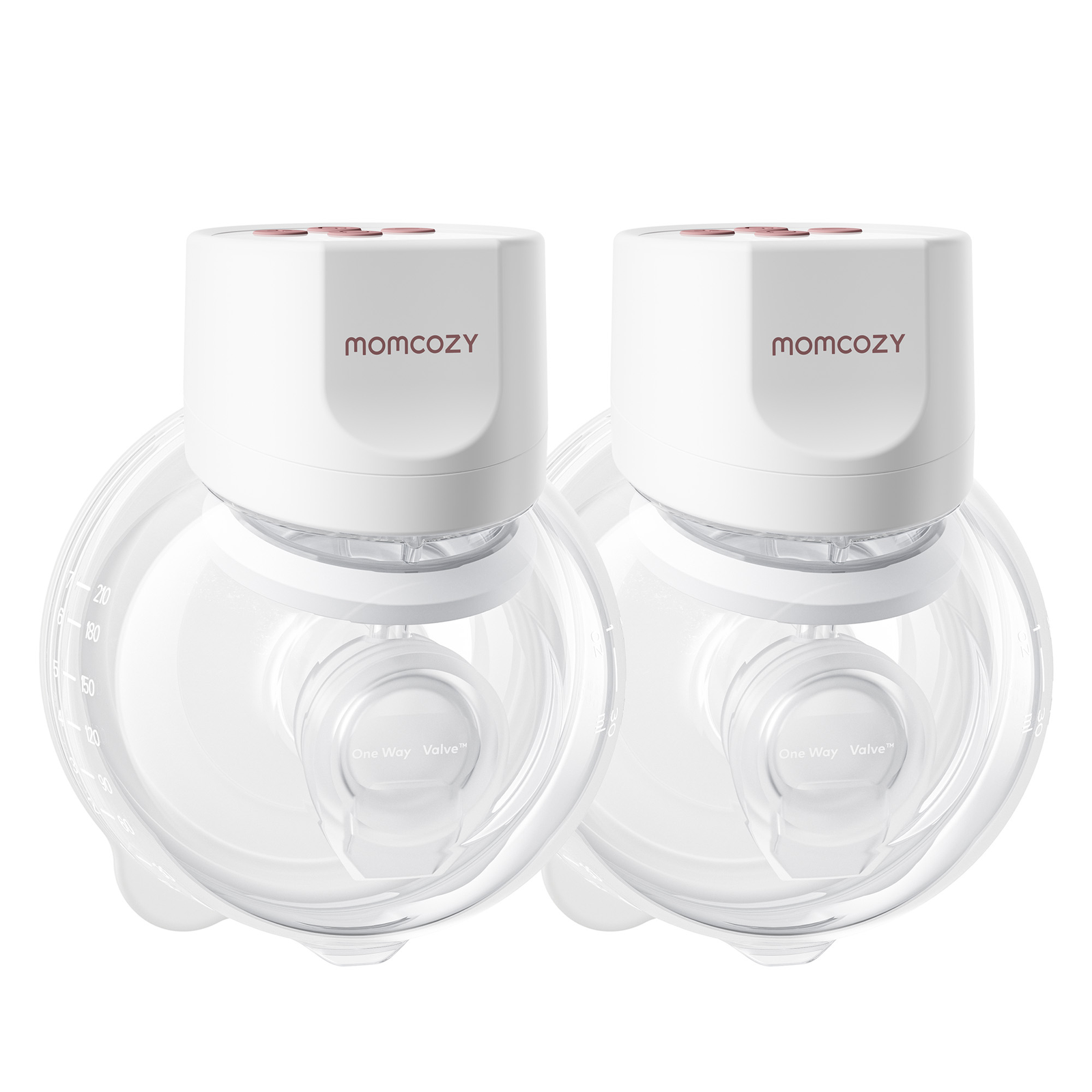Momcozy S12 ProPlus Dobbelt Bærbar Brystpumpe - Hvid