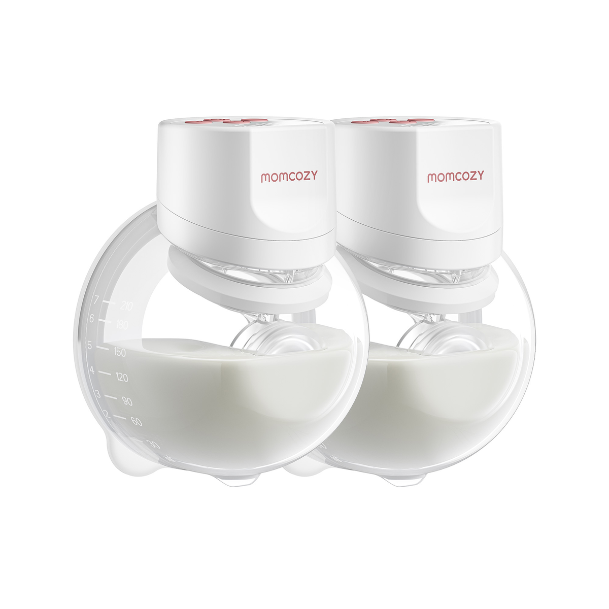 Momcozy S12 ProPlus Dobbelt Bærbar Brystpumpe - Hvid