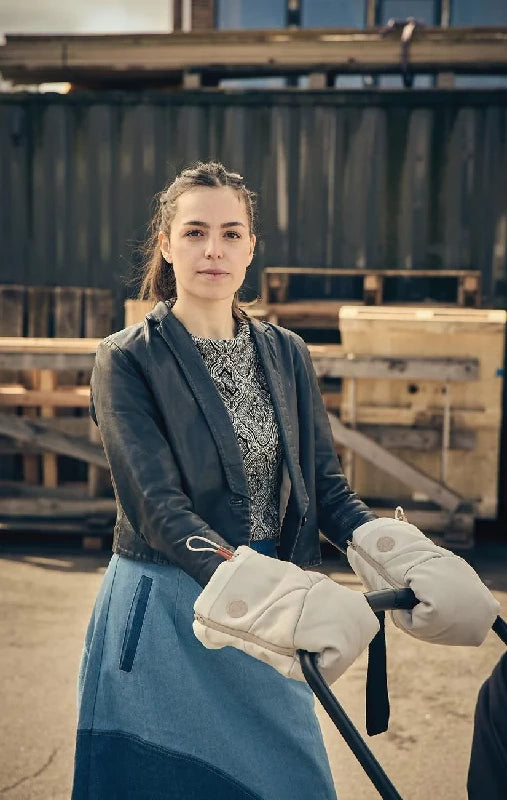 Najell barnevognshandsker - Oat Beige