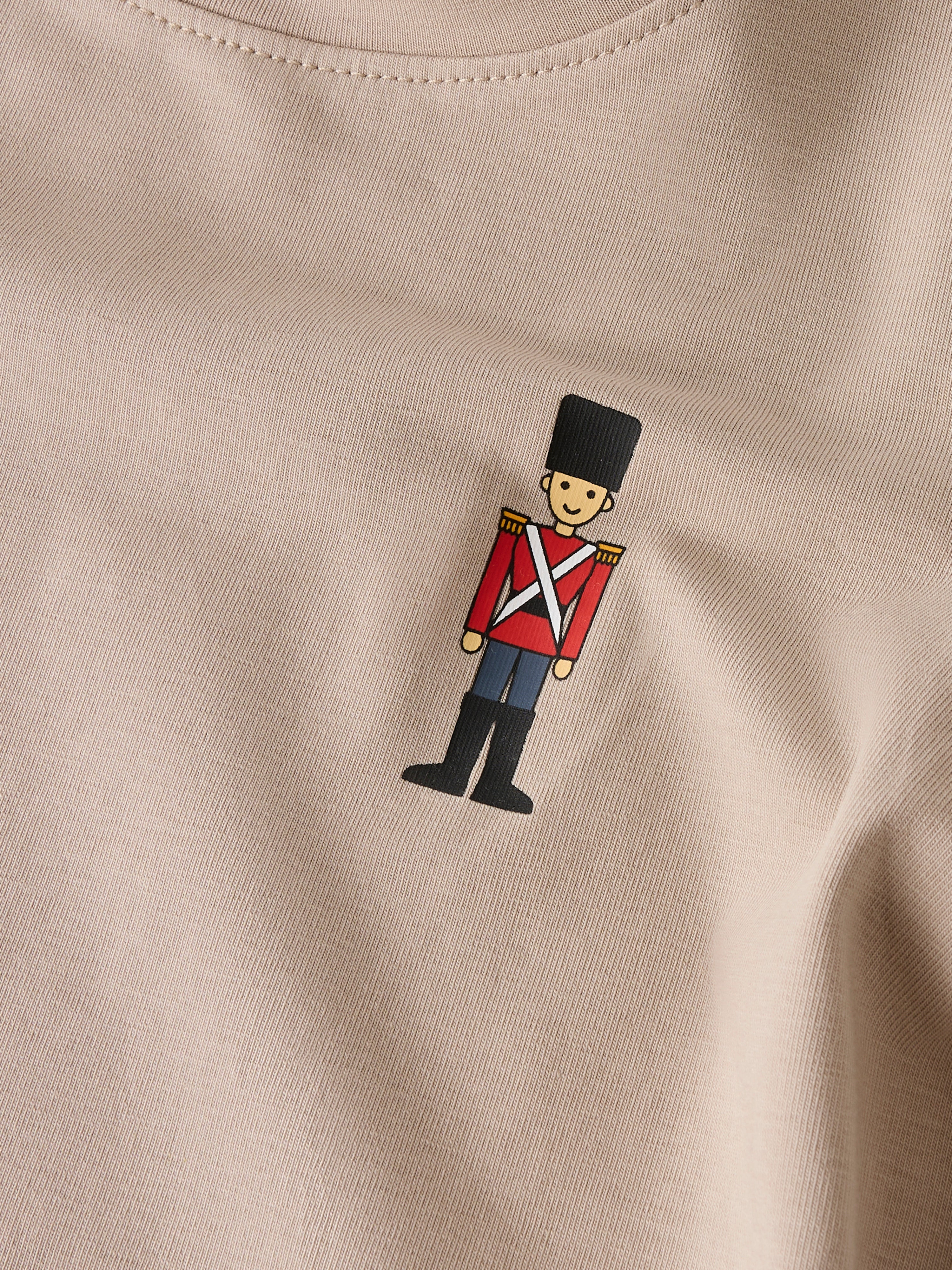 Name It Langærmet top med små figur tegning, str. 92-116