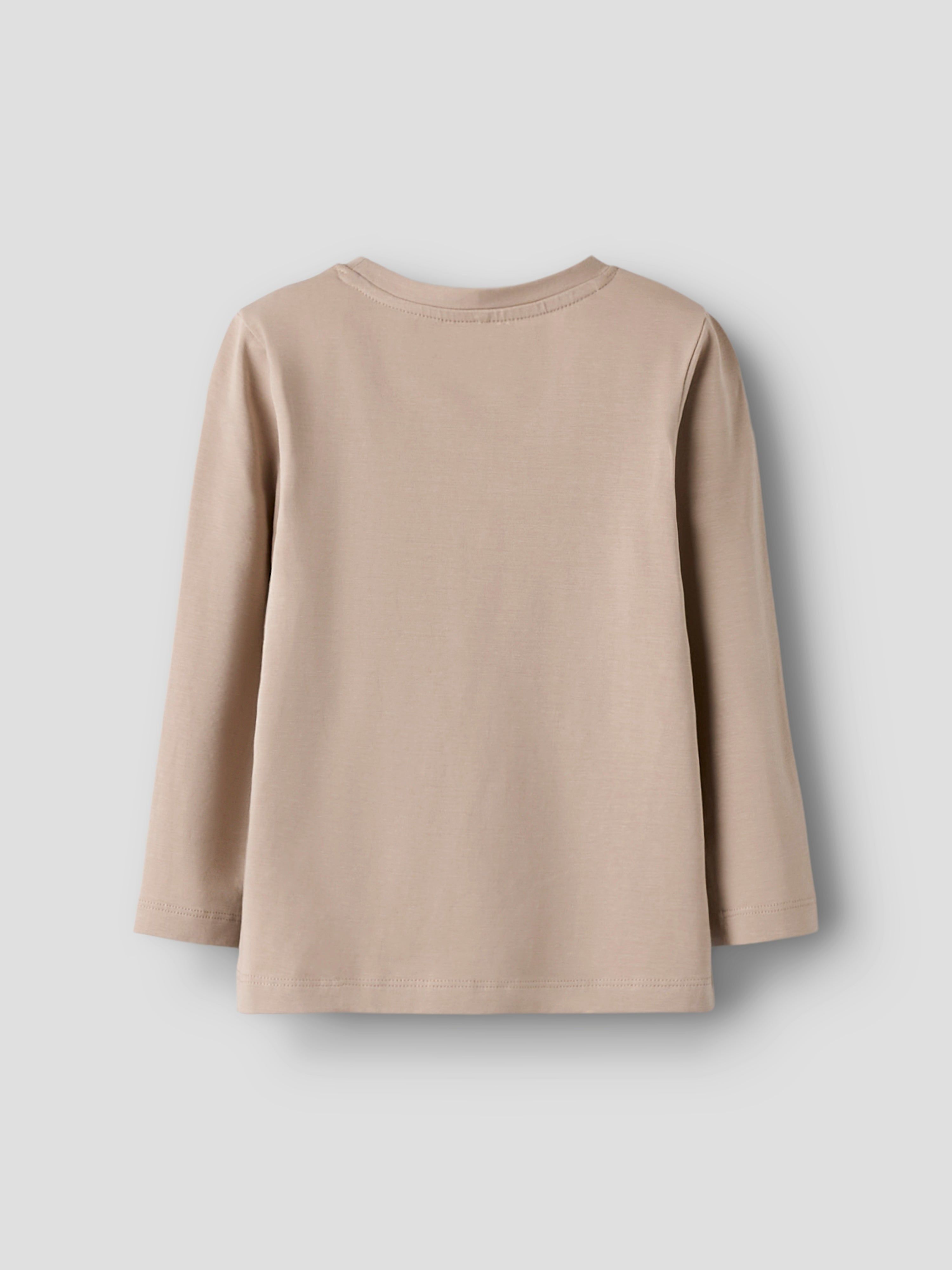 Name It Langærmet top med små figur tegning, str. 92-116