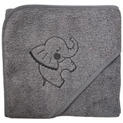 NM Badeslag mørkegrå m/elefant 80x80 cm