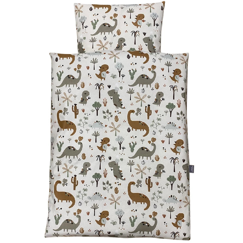 NM junior sengelinned, dess. 1052 beige dino