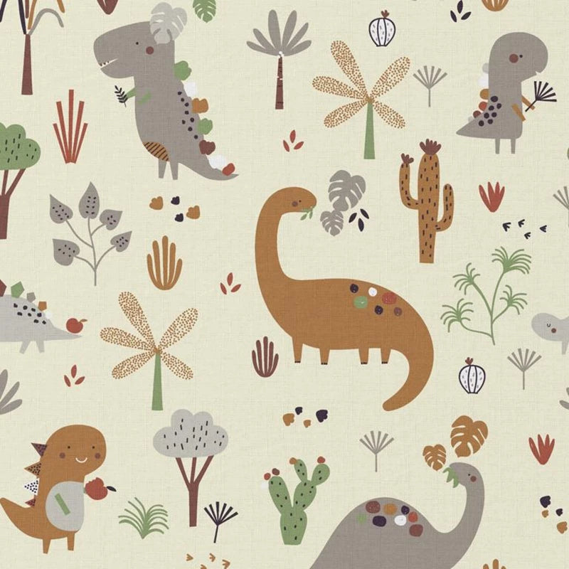 NM Baby sengelinned, dess. 1052 beige dino