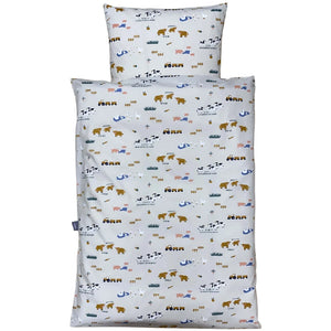 Baby sengelinned - dess. 1221 natur bondegård