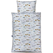 Junior sengelinned - dess. 1221 natur bondegå