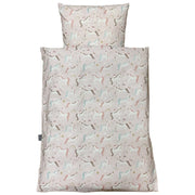 NM Baby sengelinned - rosa enhjørninger m/ farvet hår