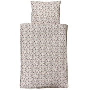 NM baby sengelinned - dess. 1101 m/ rosa farvede blomster
