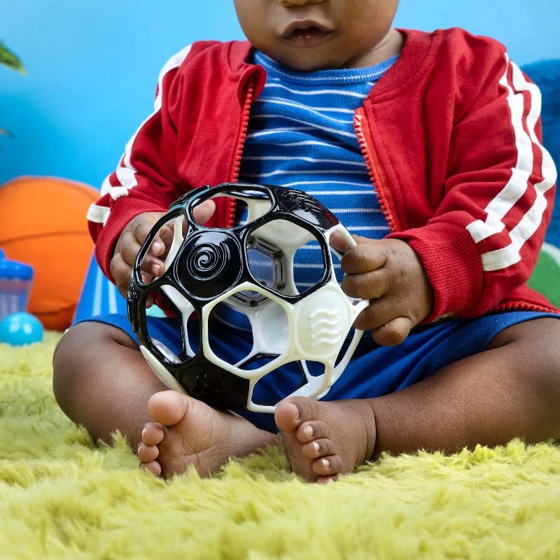 Soccer Oball - fodbold (sort/hvid)